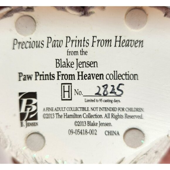 Blake Jensen Paw Prints From Heaven Dachshund Figurine Brown White #2825 - Picture 11 of 15